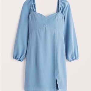 Long Sleeved Corset Seam Mini Dress